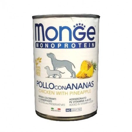 Monge Dog Solo Frutta Pollo Ananas 400 Gr