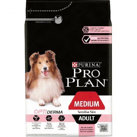 Purina Pro Plan Dog Adult Medium Optiderma Sensitive Skin 14 Kg