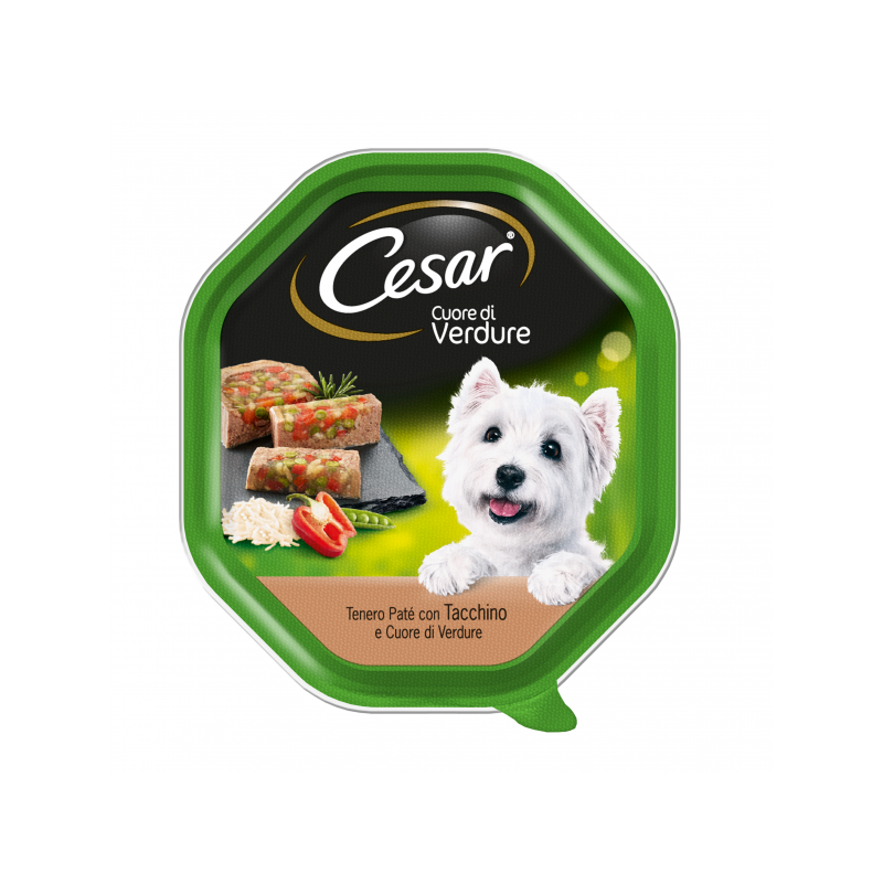 Cesar Cuor Di Verdure Tacchino 150 Gr