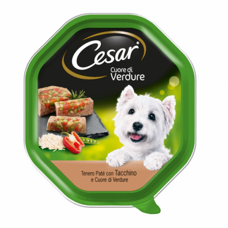 Cesar Cuor Di Verdure Tacchino 150 Gr