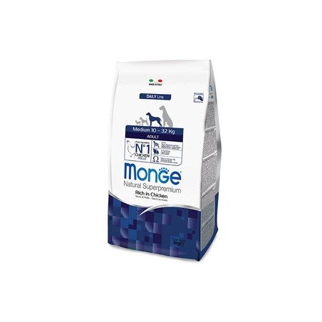 Monge Cane Adult Medium Pollo 12 Kg