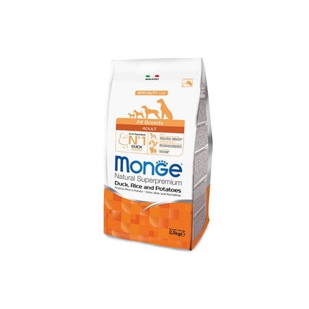 Monge Natural Superpremium All Breeds Adult Anatra, Riso e Patate 12 Kg