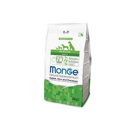 Monge Natural Superpremium All Breeds Adult Coniglio Riso e Patate 12 Kg