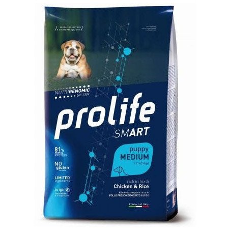 Prolife Puppy Medium Pollo e Riso 10 Kg