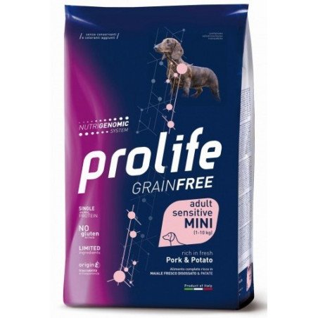 Prolife Sensitive Grain Free Adult Mini Large Maiale e Patate 7 Kg