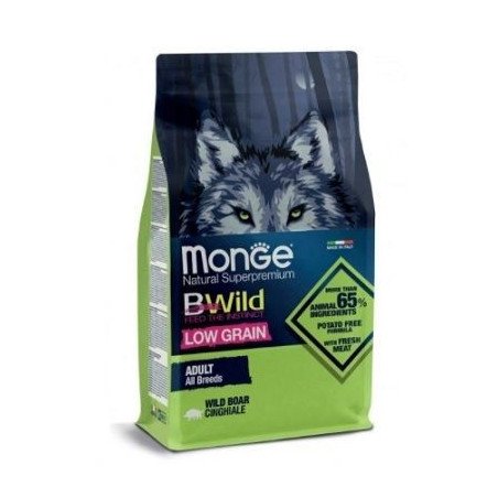 Monge Bwild Low Grain al Cinghiale 2,5 Kg