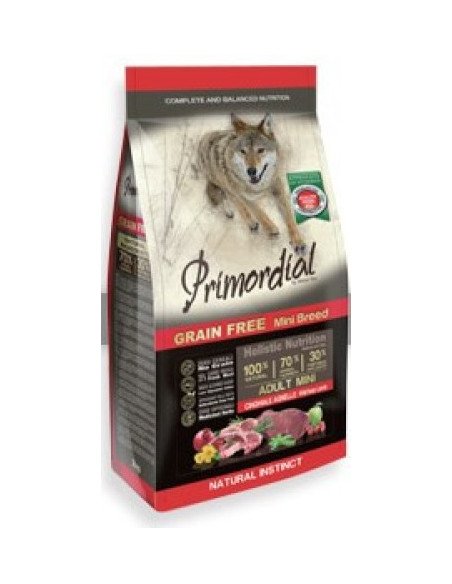 Primordial Grain Free Cane Adult Mini Cinghiale E Agnello Kg 2