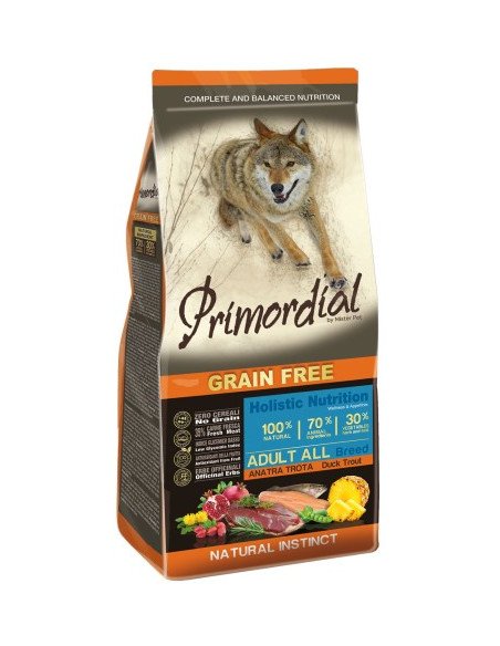Primordial Grain Free Cane Adult Anatra E Trota Kg 2