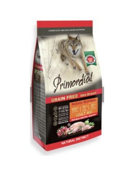 Primordial Grain Free Cane Adult Mini Anatra E Quaglia Kg 2