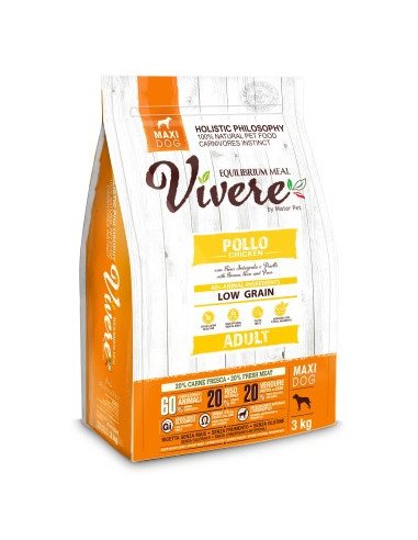 Vivere Low Grain Adult Gluten Free Pollo Maxi 3 kg