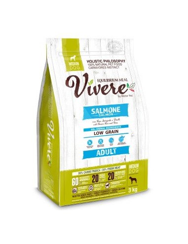 Vivere Low Grain Adult Gluten Free Salmone Medium 3 kg