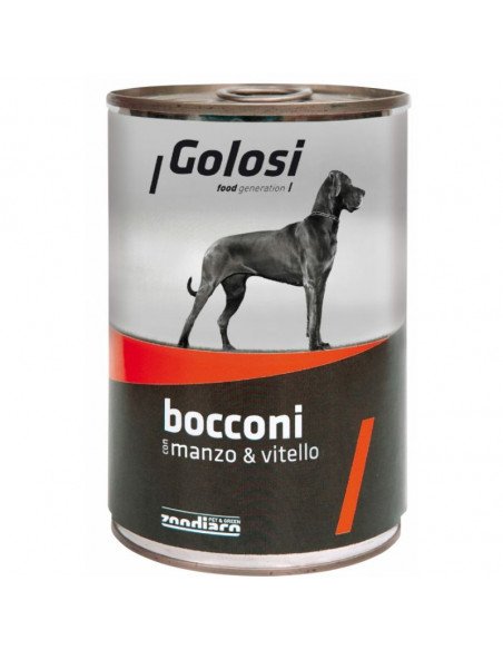 Golosi Dog Bocconi Manzo & Vitello 1250 Gr.