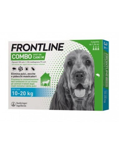 Frontline Combo Spot-On Cani *3 Pipette 1,34 10-20 Kg