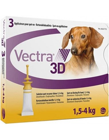 Vectra 3D 3 Pipette 1,5-4 Kg Giallo