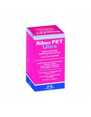Nbf Lanes  Ribes Pet Ultra Emulsione Protettiva e Idratante Cane e Gatto 50 Ml