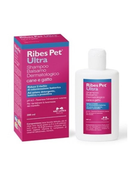 Nbf Lanes  Ribes Pet Ultra Shampoo-Balsamo 200 Ml