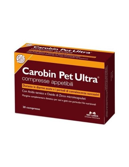 Nbf Lanes Carobin Pet Ultra Cane e Gatto 30 Compresse