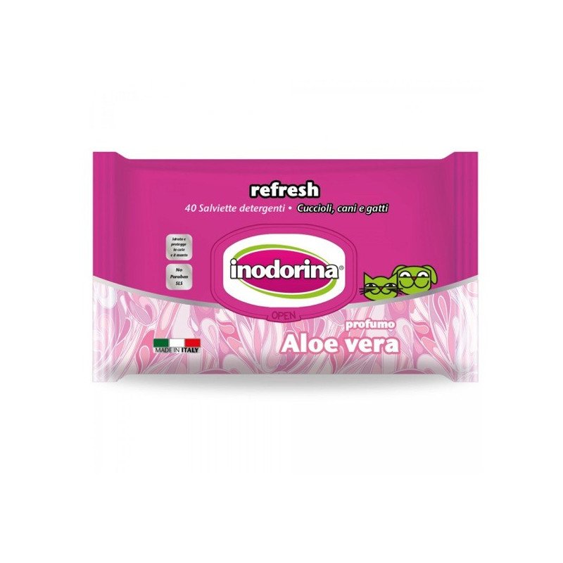 Salviette Aloe Vera Inodorina 40 Pz