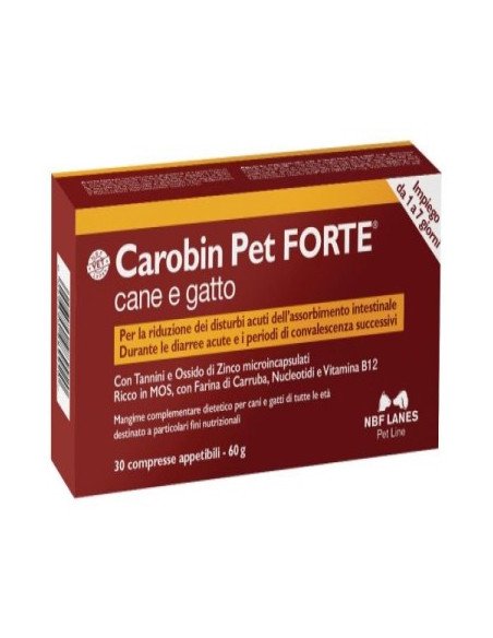 Nbf Lanes  Carobin Pet Forte 30 Compresse