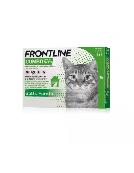 Frontline Combo Spoton Gatto *3 Pipette