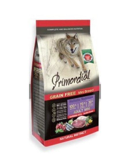 Primordial Grain Free Cane Adult Mini Sardina E Oca Kg 2