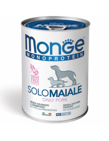 Monge Cane 100% Solo Maiale 400 Gr